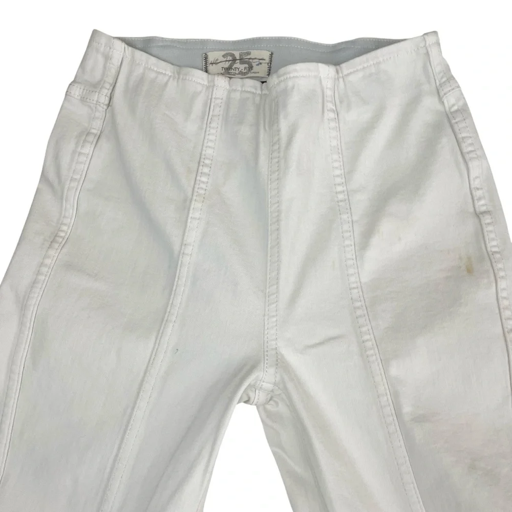 Free People We The Free Cha Cha Flare Cropped‎ Jeans White
